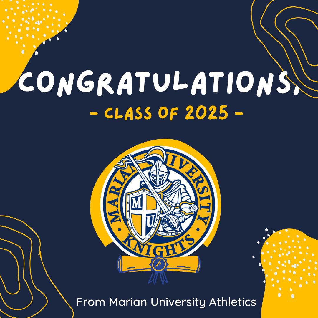 GRADUATION DAY 🎉🥳🎓🎓

Congrats to all of our Knights taking part of commencement today! Thank you all so much for the memories at Marian, and good luck in all of your future endeavors!