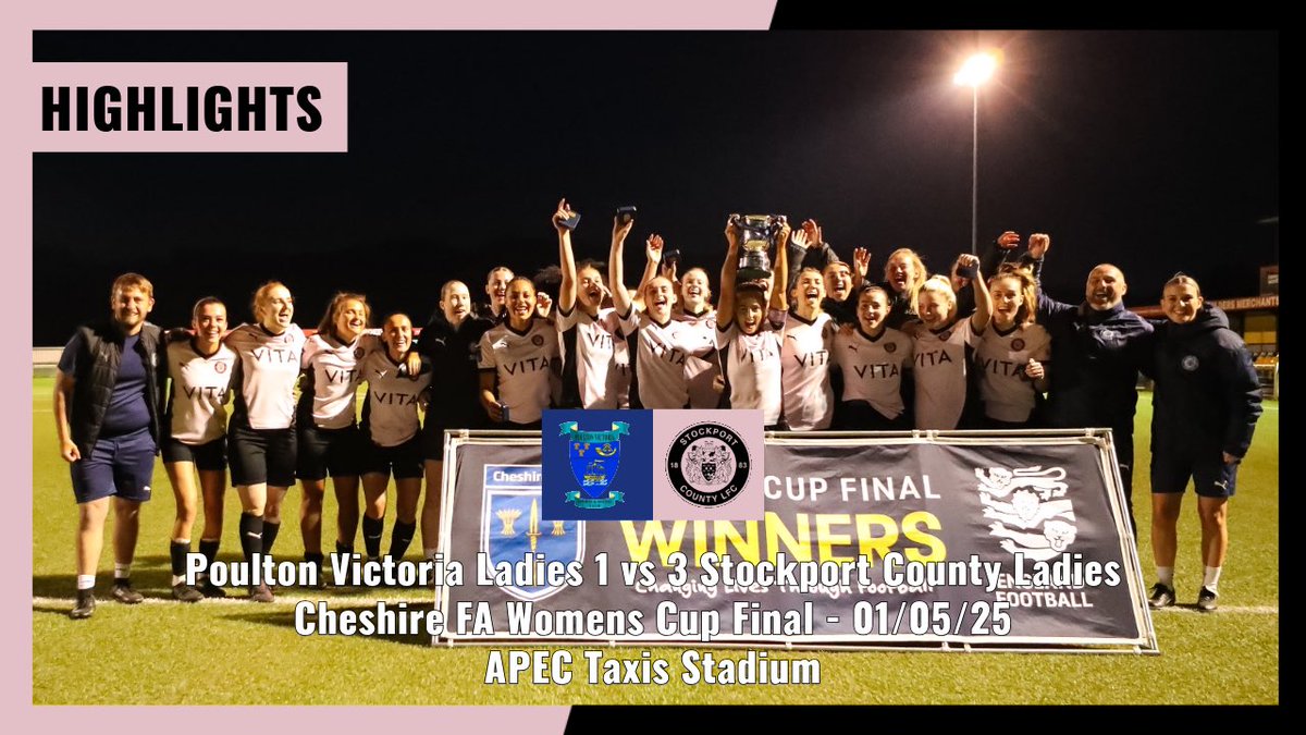 Stockport County Ladies FC (@scladiesfc) on Twitter photo 🎥 Watch our highlights from Thursdays <a href="/Cheshire_FA/">Cheshire Football Association</a> Women’s Cup triumph, on our YouTube now! 🤩
youtu.be/H7Sit1SlS14?si…
#StockportCounty 🎥 Watch our highlights from Thursdays <a href="/Cheshire_FA/">Cheshire Football Association</a> Women’s Cup triumph, on our YouTube now! 🤩
youtu.be/H7Sit1SlS14?si…
#StockportCounty