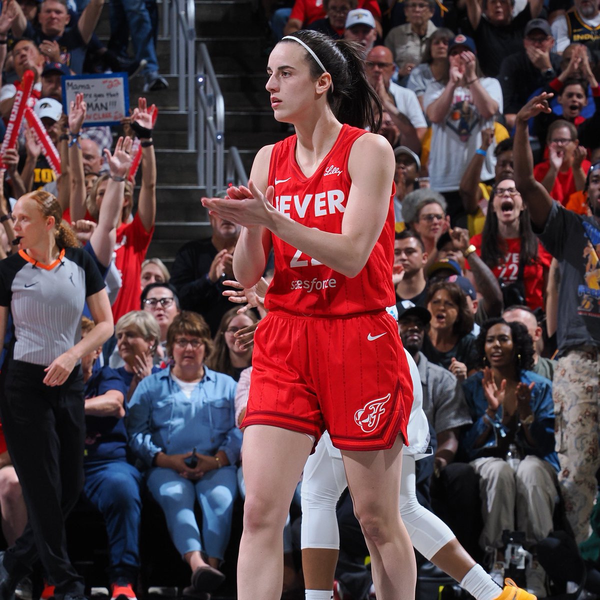 CClarkReport's tweet photo. Caitlin Clark will not play today vs the Mystics 💔

She will likely make her preseason debut tomorrow at Carver Hawkeye Arena https://t.co/7p6rfunsI3
