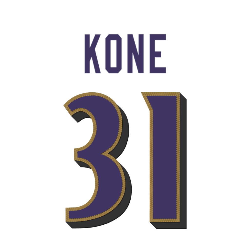 NFL Jersey Numbers (@nfl_jersey_num) on Twitter photo Baltimore Ravens DB Bilhal Kone (<a href="/BilhalK/">BilhalKone</a>) is wearing number 31. Last assigned to Bump Cooper. #RavensFlock Baltimore Ravens DB Bilhal Kone (<a href="/BilhalK/">BilhalKone</a>) is wearing number 31. Last assigned to Bump Cooper. #RavensFlock