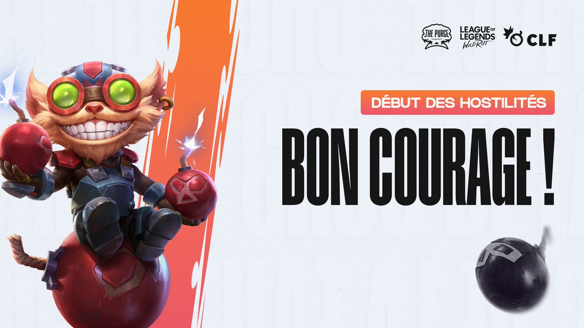 Coup d’envoi de La Choc de La Faille 6 ! 🔥

Qui fera trembler la faille et ira jusqu’à la phase de groupes ? 🏆

Que le meilleur gagne ! 💪

Lien du stream en commentaire 👇

#CLF #WildRift