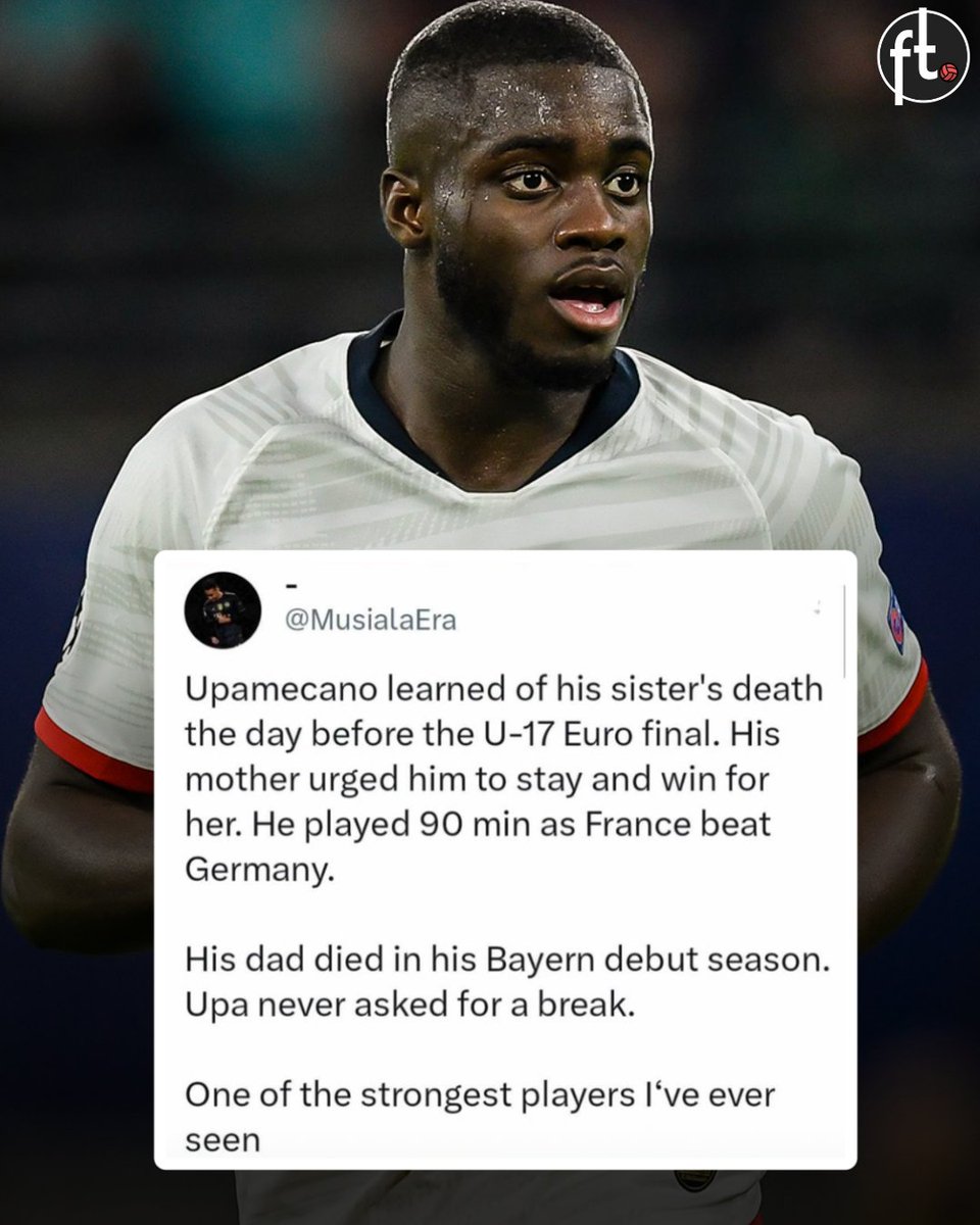 Dayot Upemecano is made of strong stuff. 💪