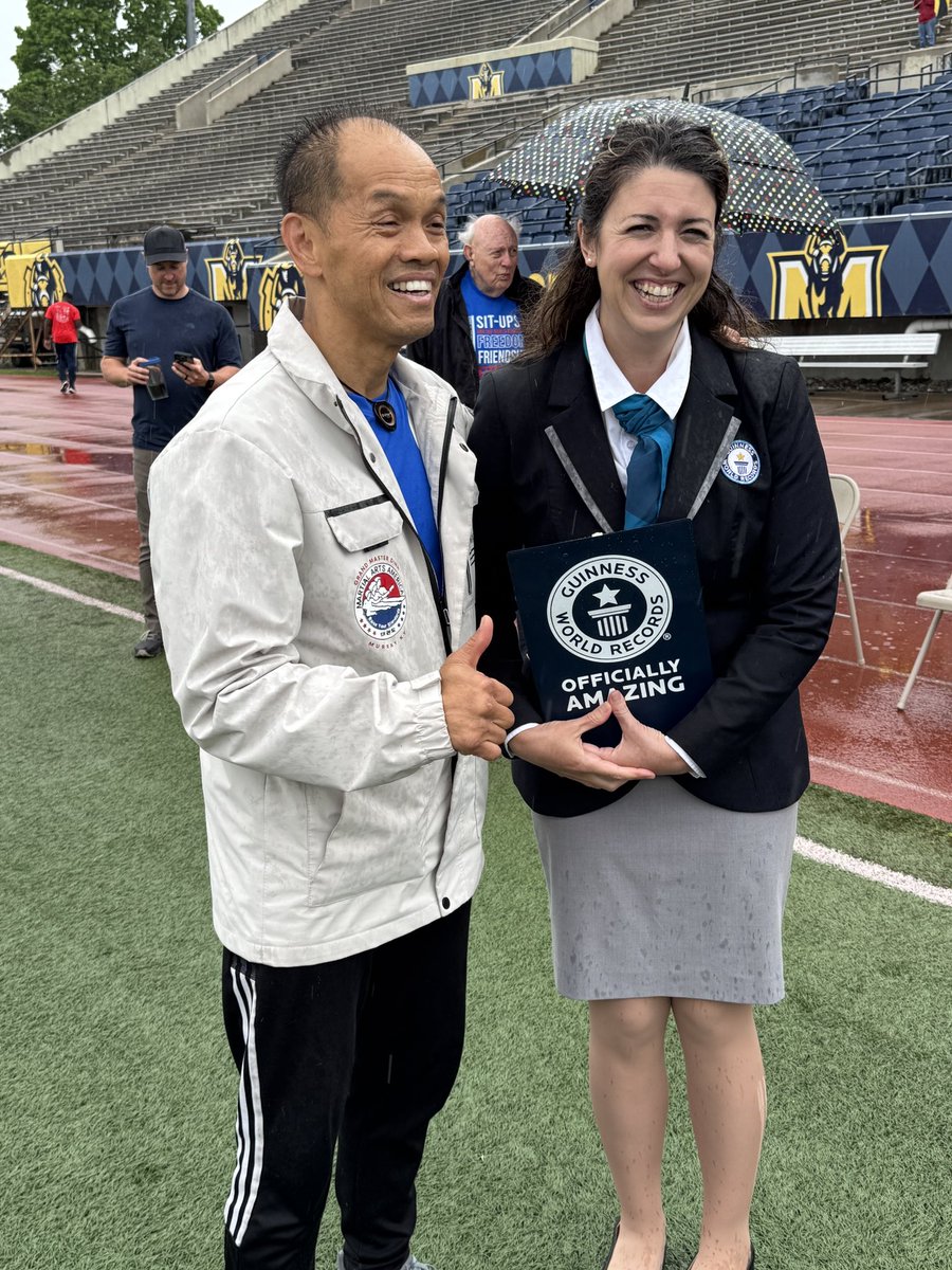 Jody Wright (@wrightjody) on Twitter photo Amazing Day!! Thankful for all the wonderful people that came out to support our Freedoms!!! Master Tung Dinh leading the sit-ups with <a href="/racersfootball/">Murray State Football</a> <a href="/GWR/">Guinness World Records</a> <a href="/RacerFBAlumni/">RFAA</a> <a href="/MurrayKentucky/">Murray, Kentucky</a> Amazing Day!! Thankful for all the wonderful people that came out to support our Freedoms!!! Master Tung Dinh leading the sit-ups with <a href="/racersfootball/">Murray State Football</a> <a href="/GWR/">Guinness World Records</a> <a href="/RacerFBAlumni/">RFAA</a> <a href="/MurrayKentucky/">Murray, Kentucky</a>