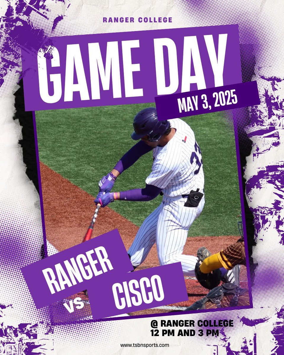 Ranger College Baseball (@rangerbaseball_) on Twitter photo Ranger College will finish their season today at home. Games start at 12 pm #rangercollege #pistolsup
TSBN: tsbnsports.com/cisco-vs-range…
TSBN: tsbnsports.com/cisco-vs-range… Ranger College will finish their season today at home. Games start at 12 pm #rangercollege #pistolsup
TSBN: tsbnsports.com/cisco-vs-range…
TSBN: tsbnsports.com/cisco-vs-range…