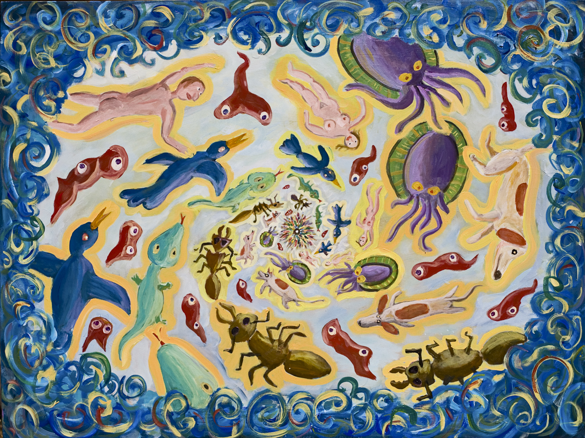 If matter is infinitely divisible, then there IS no "matter" --- in the sense that nothing at any level is "solid." All we have is form and structure. And since the levels of scale are endless in both directions, no level is "central." Might as well relax.