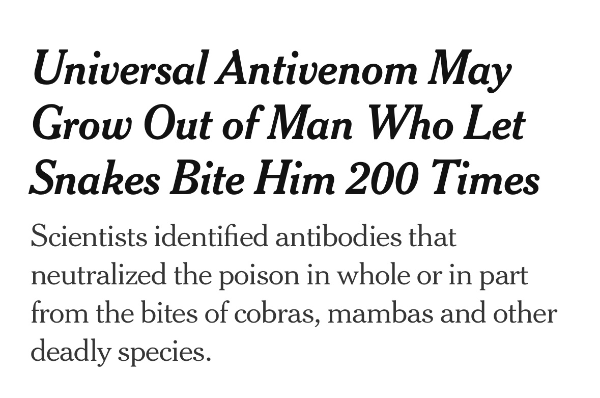 Self-experimentation is often frowned upon in medicine. But it has historically led to major discoveries.  

Like the guy who ingested H. pylori to prove it causes peptic ulcers

Or the guy who invented the cardiac catheterization procedure—by doing it on himself

Or this guy: