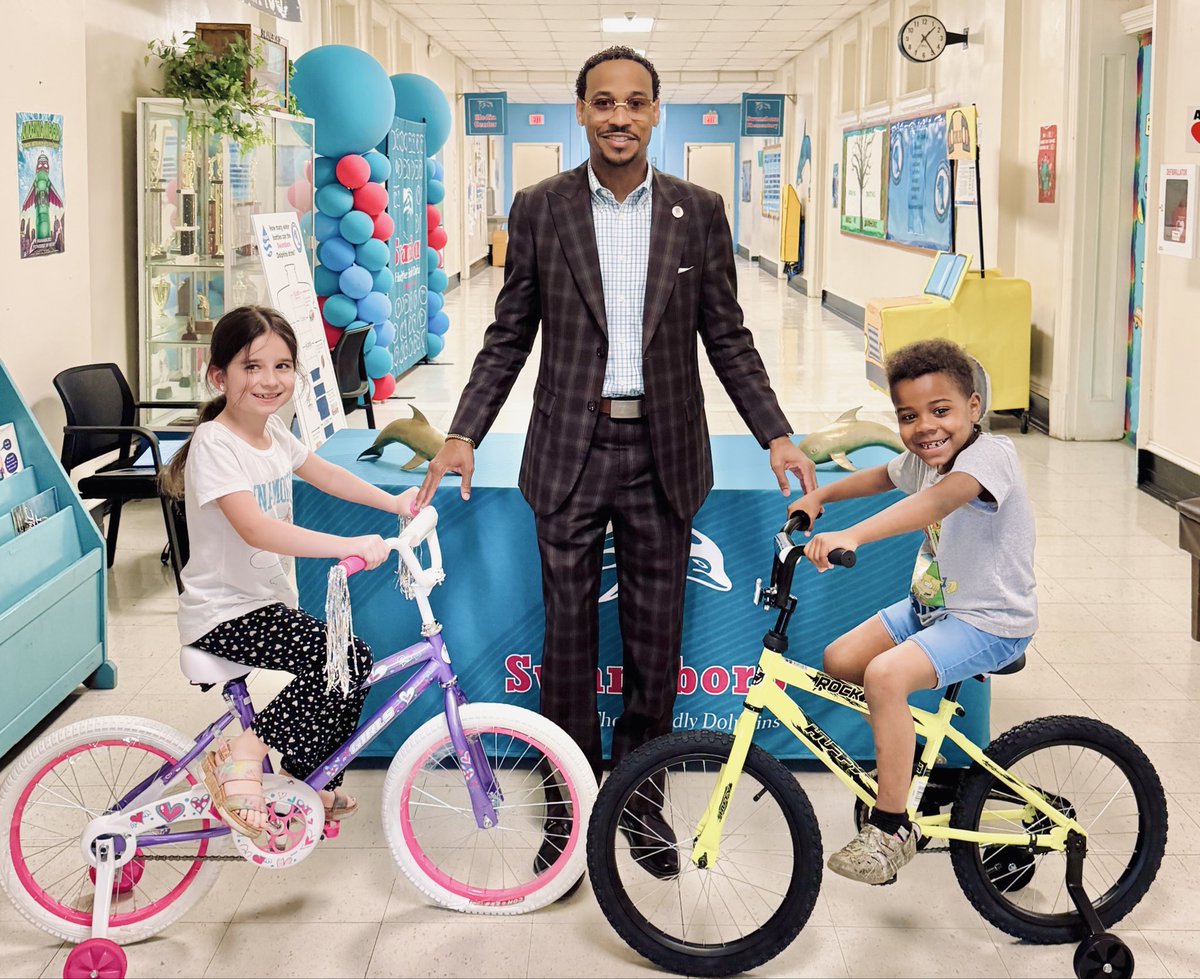 We are delighted to celebrate our two students who won our Attendance Raffle! Your consistent presence has earned you these fantastic bikes and builds the foundation for your academic success.

Keep pedaling toward success! <a href="/JasonKamras/">Jason Kamras</a>
