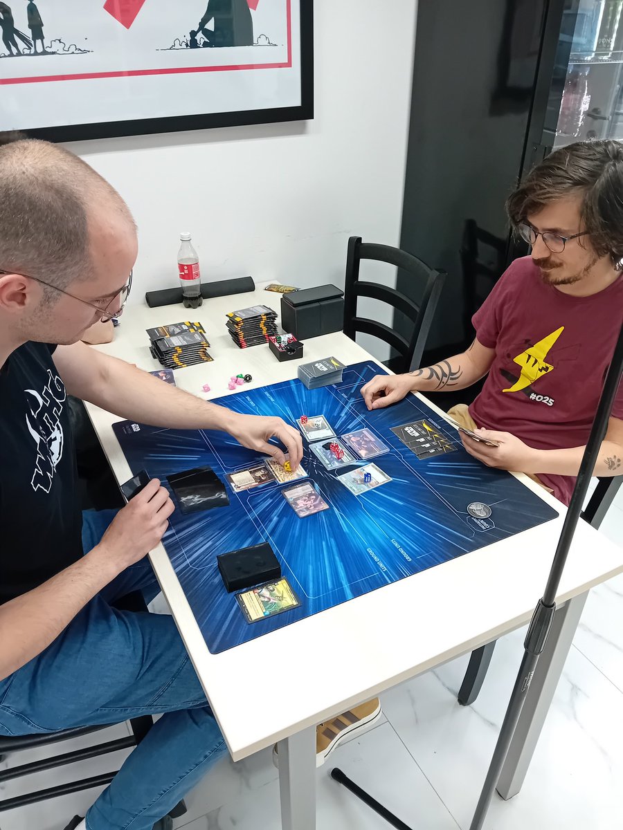 Ongoing final of the store showdown in Ljubljana, Slovenia. Videos incoming next week. Make sure to check it out! #SWU #SWUnlimited #StarWars #StarWarsUnlimited #UnlimitedFFG