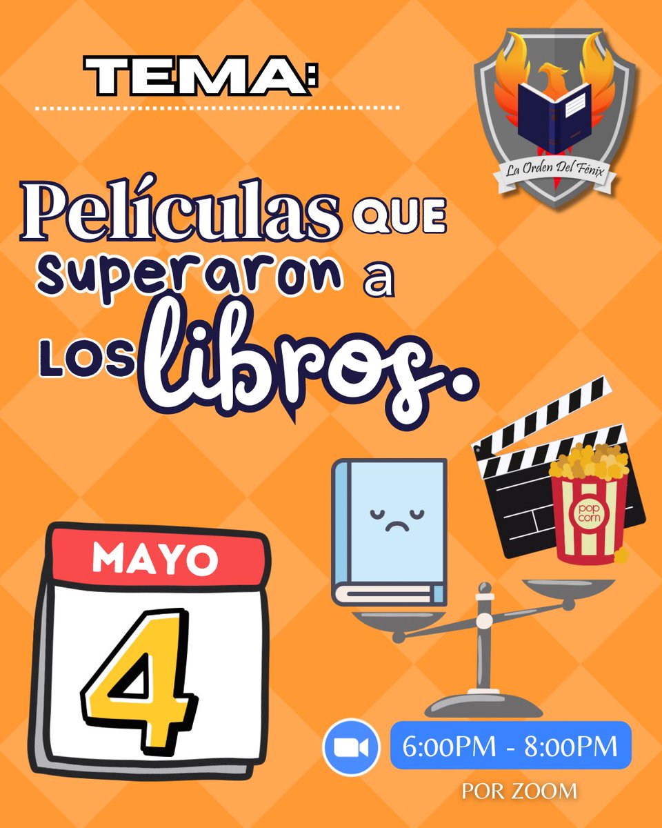 CLOrdendelfenix's tweet photo. #TEMAdeDOMINGO

*¡ ¿cuáles serán tus recomendaciones?  * 👀📚

Entérate de nuestras actualizaciones en:
X: @CLOrdendelFenix
Facebook: @cdllaordendelfenix

#books #book #booklover #reading #currentlyreading #read #reader #clublectura #bookclub #bookadiction #CDLLODF https://t.co/T5ZUFHW3TG