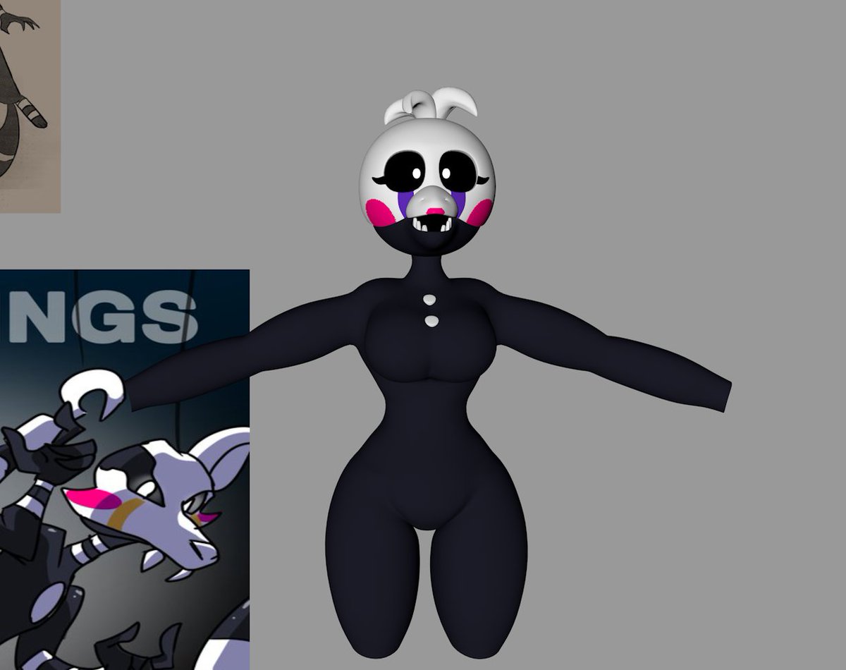 puppet toy chica model