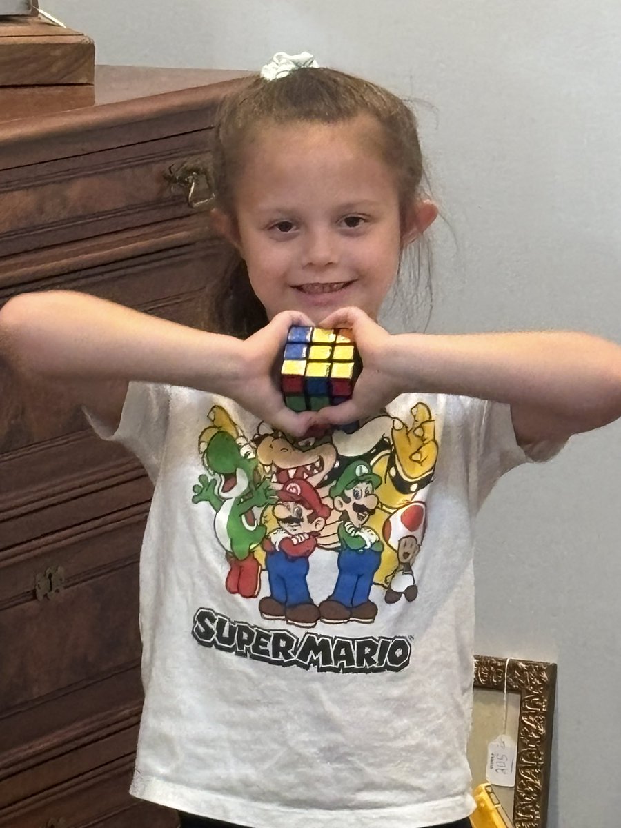 Dad do you know how to do a Rubics Cube?  Yes put your fingernail under those stickers pull them up and rearrange them so each side is all the same color.