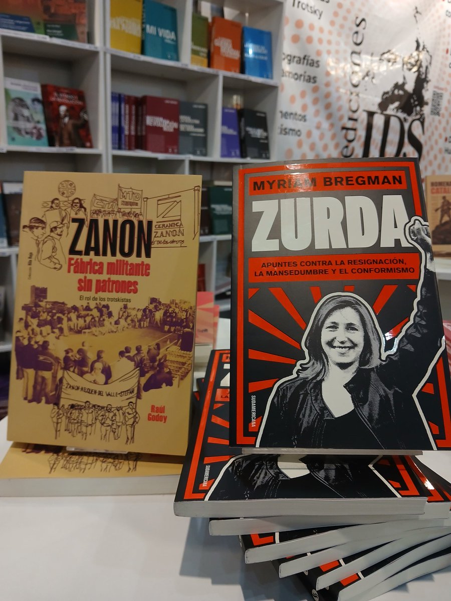 Julio Pérez (@juliomp25) on Twitter photo En el stand de <a href="/Ediciones_IPS/">Ediciones IPS</a> de la <a href="/ferialibro/">Feria del Libro</a> tienen estos 2 librazos juntos 💜✊️🚩
<a href="/myriambregman/">Myriam Bregman</a> y <a href="/raulgodoy__/">Raúl Godoy</a> En el stand de <a href="/Ediciones_IPS/">Ediciones IPS</a> de la <a href="/ferialibro/">Feria del Libro</a> tienen estos 2 librazos juntos 💜✊️🚩
<a href="/myriambregman/">Myriam Bregman</a> y <a href="/raulgodoy__/">Raúl Godoy</a>
