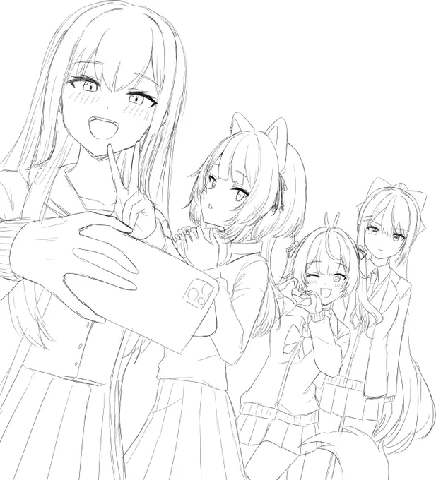 ラフできた 