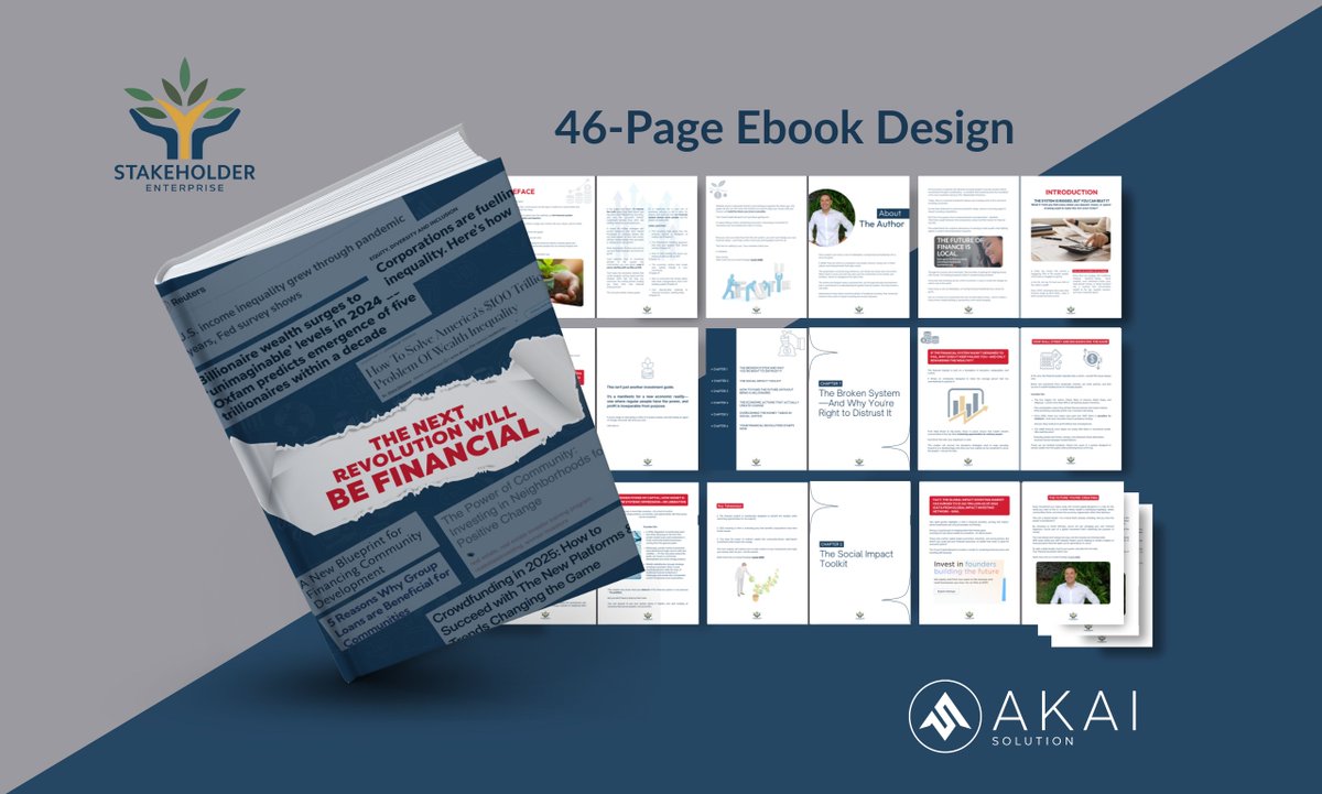 akaisolution's tweet image. Just designed a 46-page eBook that looks 🔥 and reads like a breeze.

No boring PDFs here—this one’s made to convert + impress. 💼📘

Coaches, creators, service pros—if you&apos;re sitting on content, let’s turn it into a premium asset.

📩 DM for samples.

#ebookdesign #akaisolution