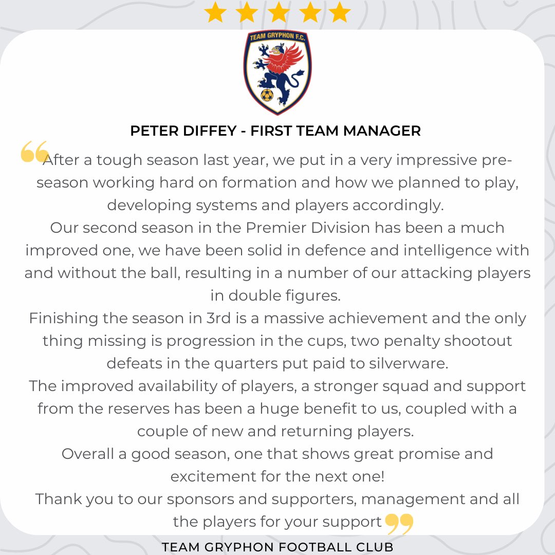 • 2024/2025 First Team Review •