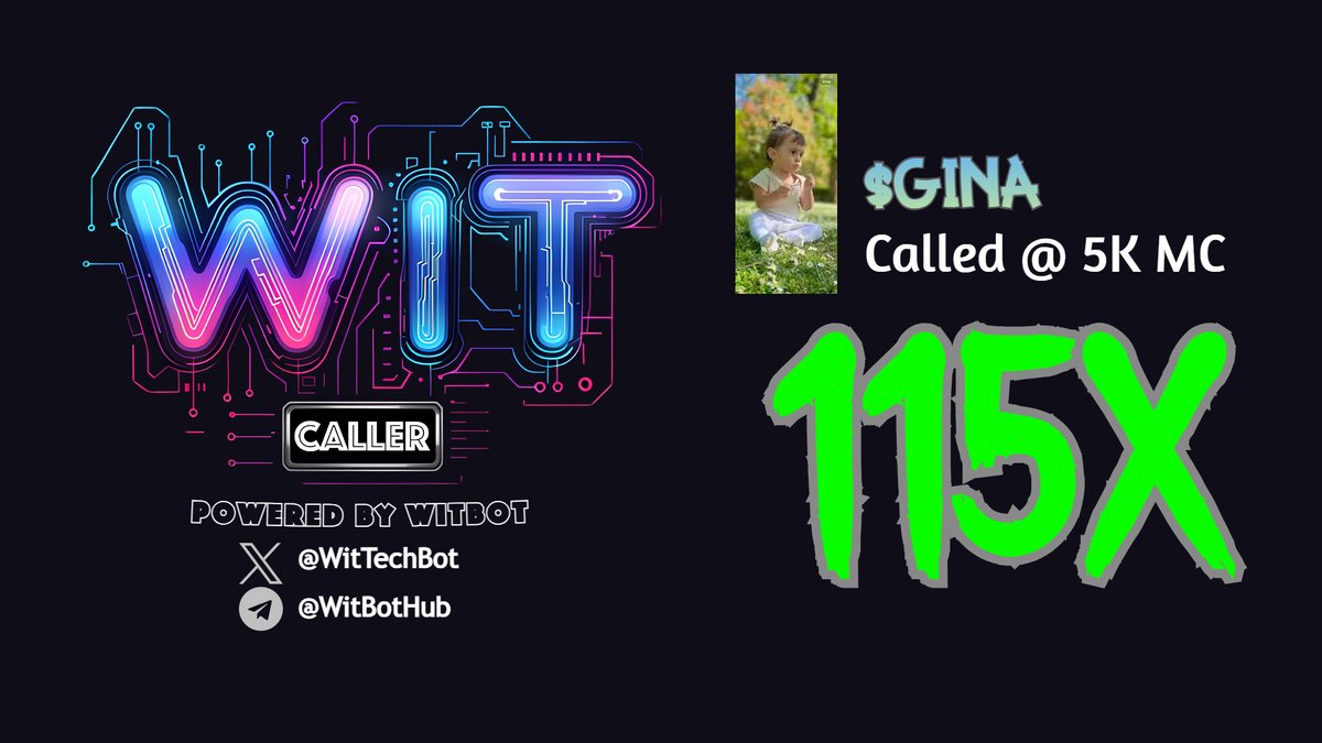 $GINA gains 115X

4gV9HSRHTzPHe88JBwf1RjemF1pRV7SgPCy65YjWpump

t.me/WitBotHub