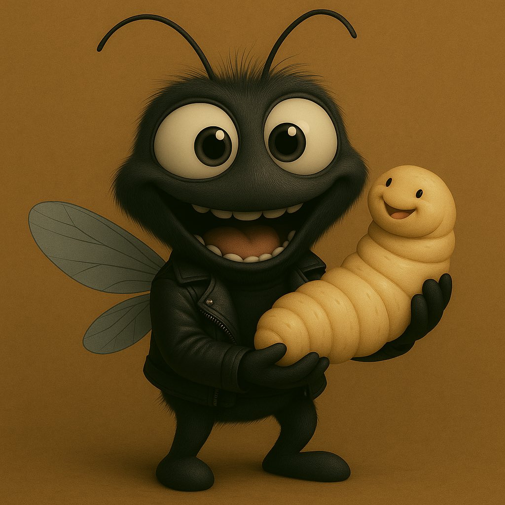 rundotfly's tweet photo. Larva gains hit different.
You’re not late. You’re barely hatched.

Pat’s already nibbling breadcrumbs on-chain while you’re checking ETH gas fees like it’s a weather app.

One word: $RUNFLY.

https://t.co/oZynrWChpC

https://t.co/ekm00cBZw0

 #DeFly #infest #Radix #meme https://t.co/Ves8cxM1Wt
