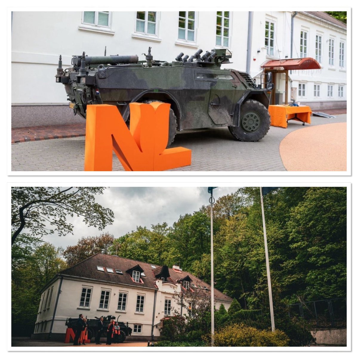 Look at this stuff.

Our ambo in Vilnius @jacktwiss had a Fennek military vehicle parked in front of his residence for the Kings Day celebration. 

What better way to reaffirm the power of unity in defense, diplomacy and friendship with <a href="/LithuaniaMFA/">Lithuania MFA | #StandWithUkraine</a> 

<a href="/nerijusale/">Nerijus Aleksiejunas</a>
