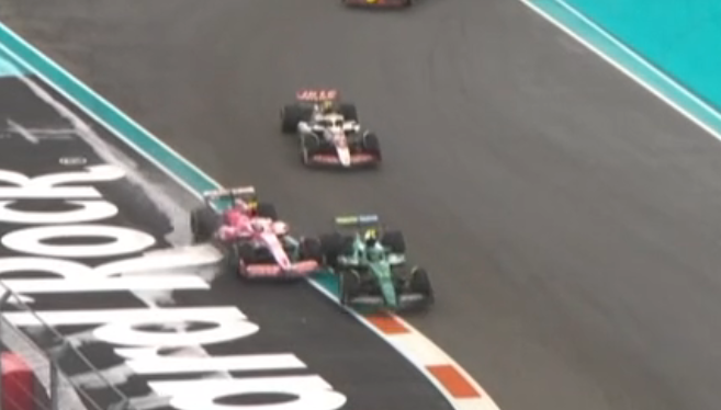 The contact between Lawson and Alonso