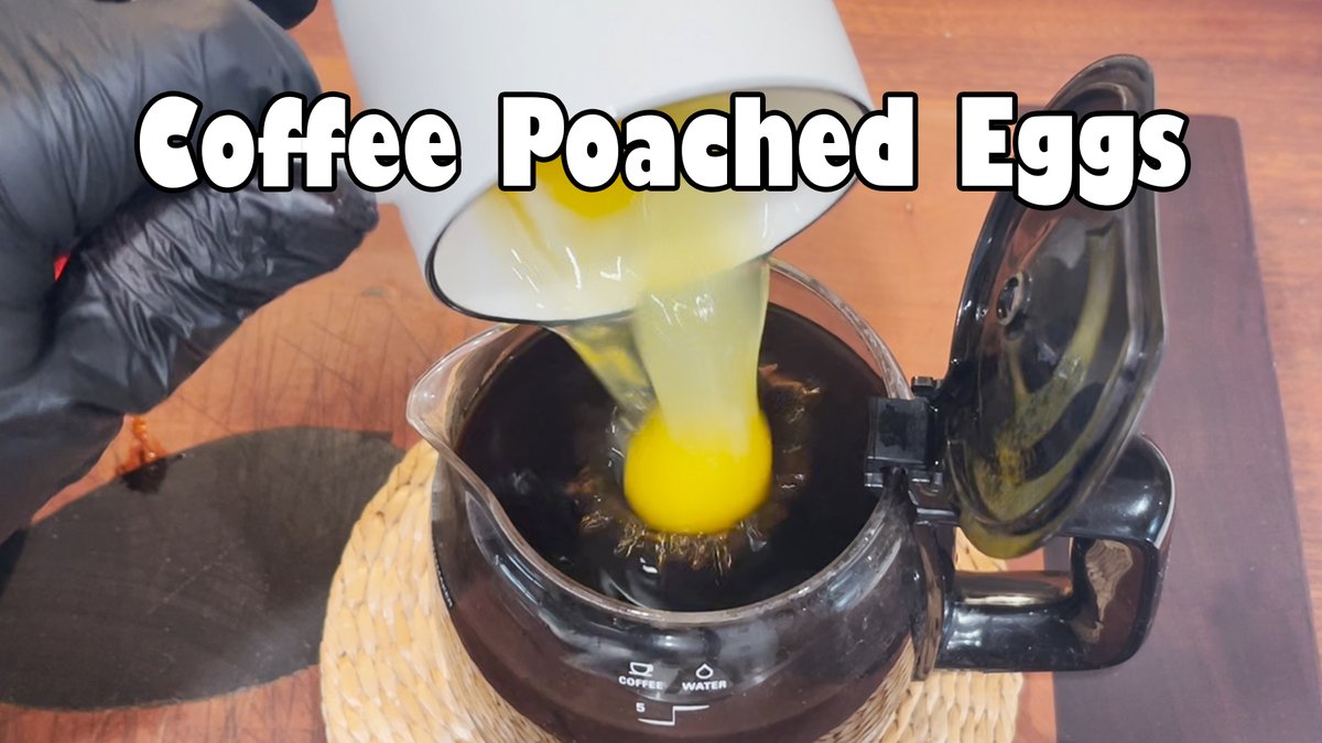 Coffee Poached Eggs: youtu.be/mCNjDsvCVXA