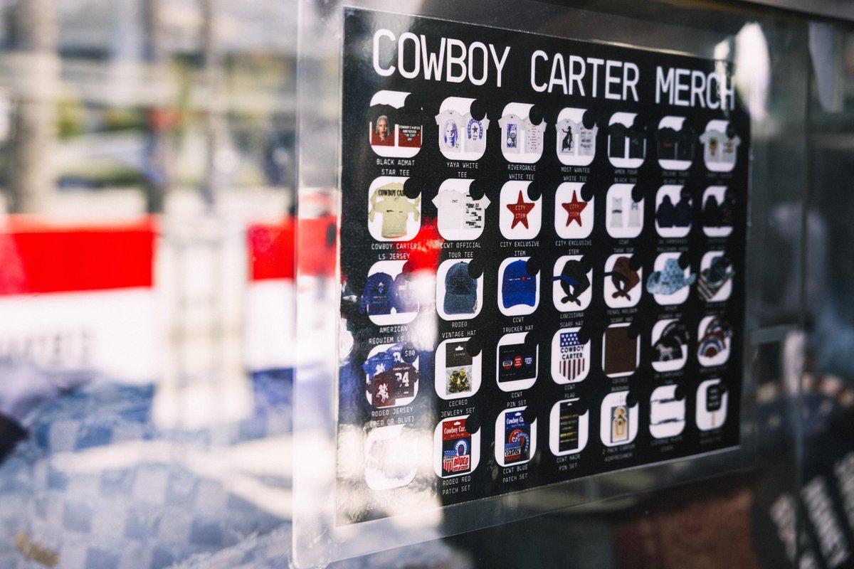 REMINDER 🚨 There is no show today, but the COWBOY CARTER TOUR Merch Truck will still be open from 12pm - 6pm. 

Pull up to Gate 8, no ticket required.