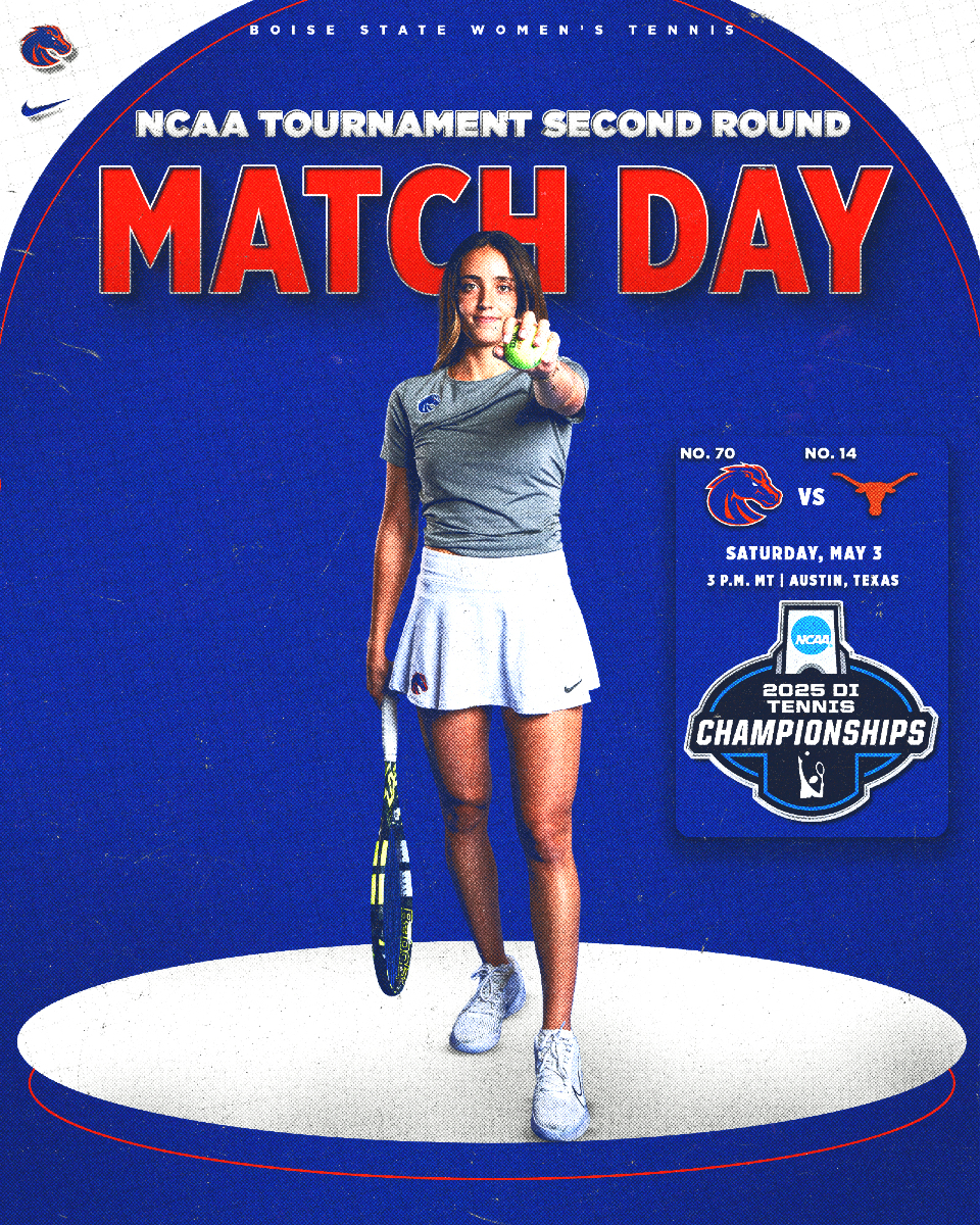 A round ✌️ match with Texas😤

🆚No. 1️⃣4️⃣ Texas
📍Austin, Texas
⏰3 p.m. MT
📊boi.st/4iFHCHV
📺boi.st/4iIXYj0

#BleedBlue | #WhatsNext