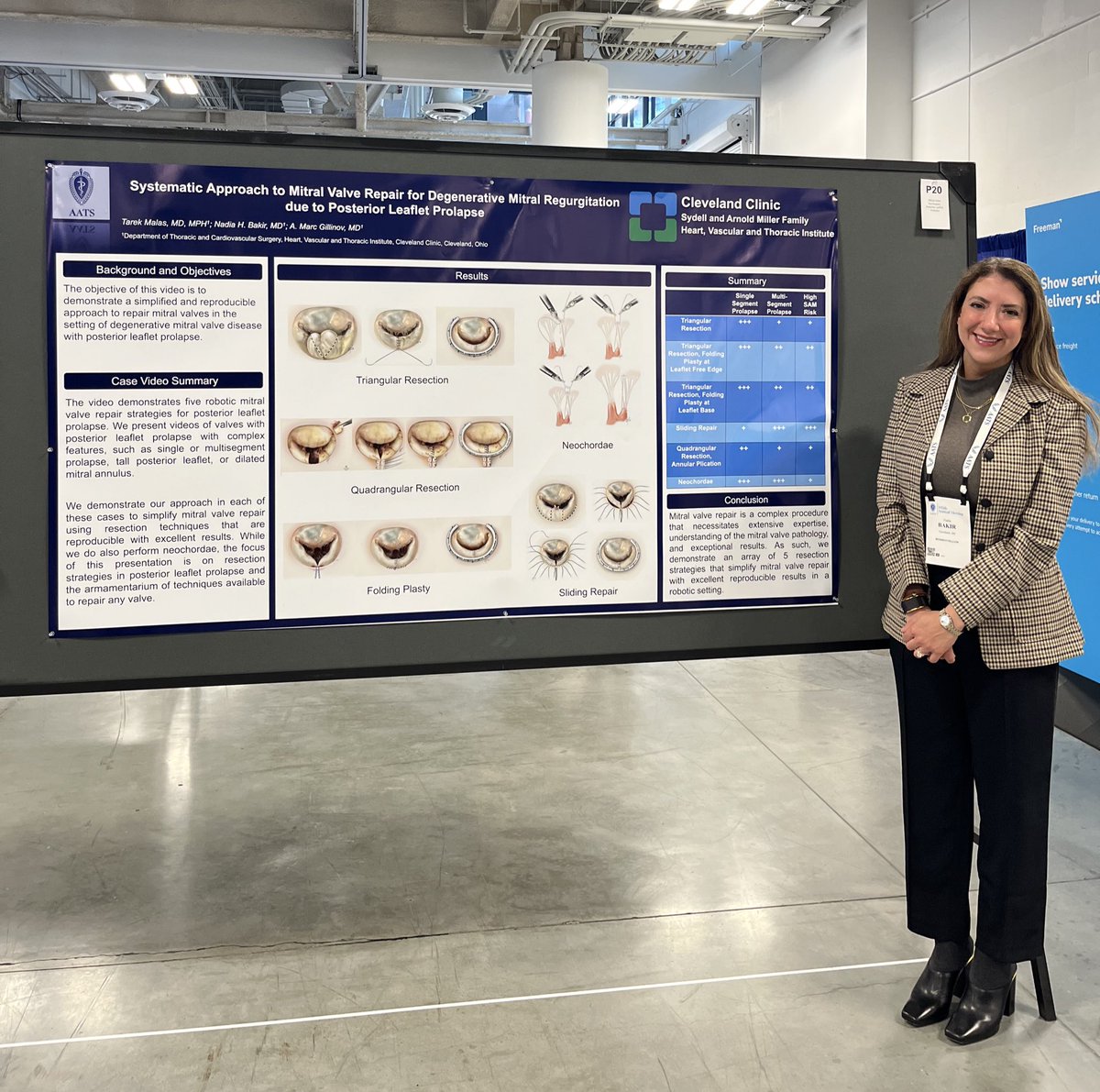 Nadia Bakir MD (@nadiabakirmd) on Twitter photo Systematic approach ✅ to degenerative MR with our incredible mitral group 🫀 <a href="/AskDrMarc/">Marc Gillinov</a> and Dr. Malas at #AATS2025 Systematic approach ✅ to degenerative MR with our incredible mitral group 🫀 <a href="/AskDrMarc/">Marc Gillinov</a> and Dr. Malas at #AATS2025
