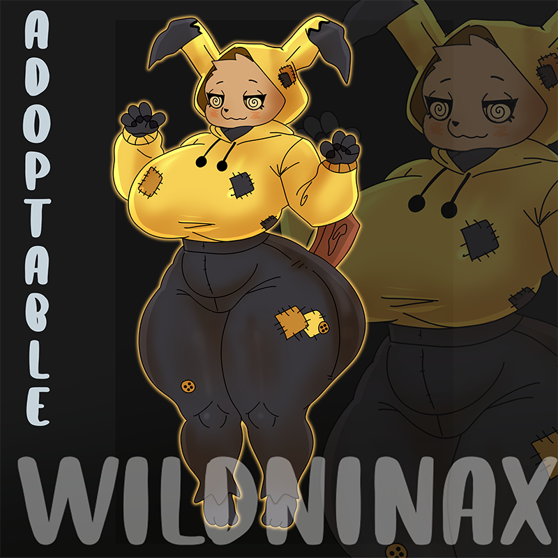 WildNinax's tweet photo. A shy, eerie creature with a worn-out disguise and big, glowing eyes. Cute and ghostly, perfect for spooky or sweet stories. $15 . DM me n.n https://t.co/CYpFM1dz6M