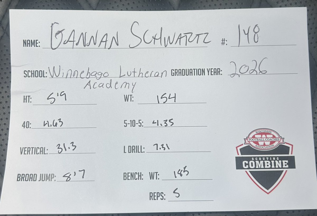 Started the morning with the WFCA combine. Thank you for all the coaches that volunteered to help with the event.  Next up basketball! <a href="/ALL_WISCONSIN/">ALL WISCONSIN</a> #CreamCityCollision 
@travisWSN <a href="/PrepRedzoneWI/">Prep Redzone Wisconsin</a>