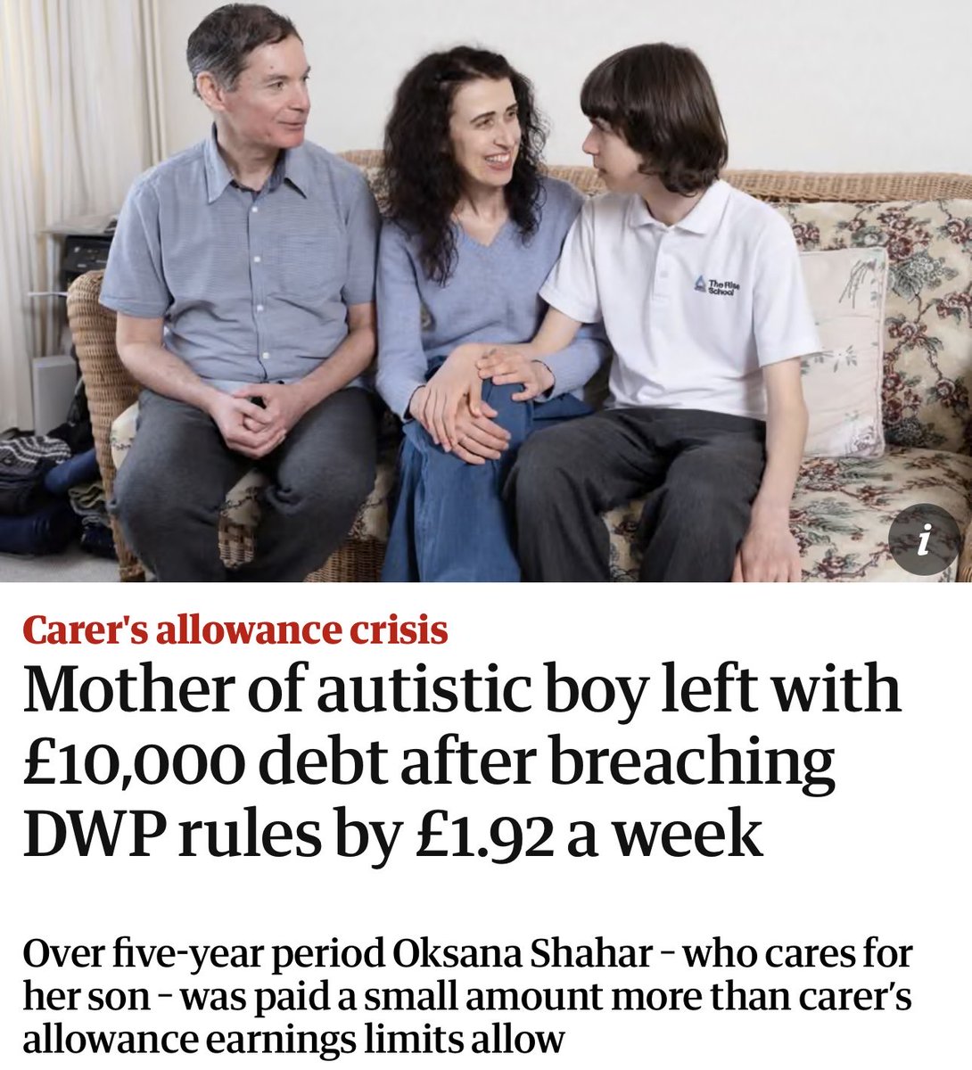 Dr Rachel Clarke (@doctor_oxford) on Twitter photo Pure, nonsensical cruelty from <a href="/DWPgovuk/">Department for Work and Pensions</a>.
For 5 years - without telling her - they let this mother unknowingly earn 83p-Ā£1.92p per week too much as a school dinner lady, while juggling caring for her son with severe autism.
Then they slammed her with a bill for £10k.
Vile. Pure, nonsensical cruelty from <a href="/DWPgovuk/">Department for Work and Pensions</a>.
For 5 years - without telling her - they let this mother unknowingly earn 83p-Ā£1.92p per week too much as a school dinner lady, while juggling caring for her son with severe autism.
Then they slammed her with a bill for £10k.
Vile.