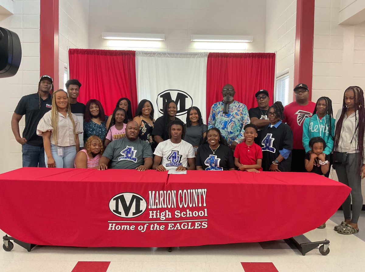 Marion County Eagles Football (@marioncofb) on Twitter photo Congratulations to <a href="/ZaviyonBarkley/">Zaviyon Barkley</a> on signing with <a href="/AU_SpartanFB/">Aurora University Football</a> to continue his football career. Zaviyon plans to pursue a degree in cybersecurity. We are very proud of you and look forward to your success on and off the field. Congratulations to <a href="/ZaviyonBarkley/">Zaviyon Barkley</a> on signing with <a href="/AU_SpartanFB/">Aurora University Football</a> to continue his football career. Zaviyon plans to pursue a degree in cybersecurity. We are very proud of you and look forward to your success on and off the field.