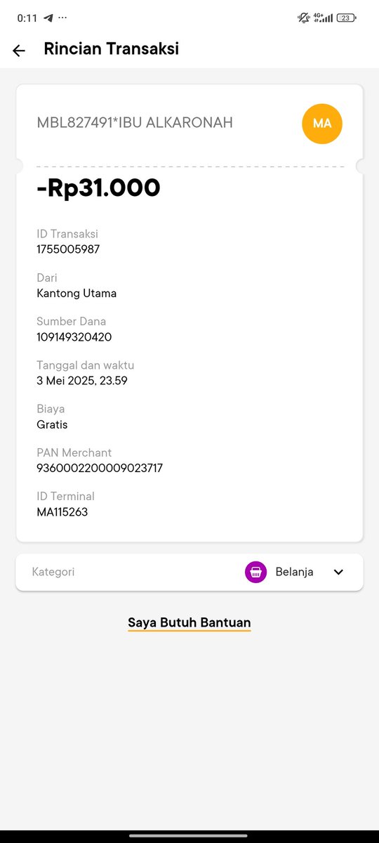 semestatua10's tweet photo. @jadijago sering banget sii bikin orang kesel, ya kali transaksi pake qris di toko gada mutasi masuk ke merchant nya, dikira orang nipu 🤣🤣
padahal saldo kepotong https://t.co/5HUVKALFMl