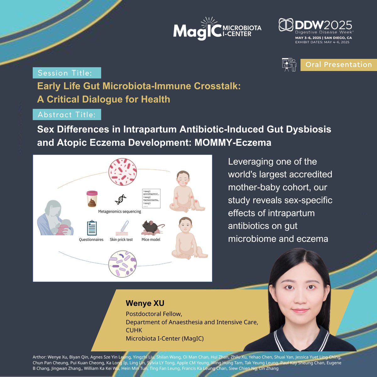 magic_limited's tweet image. MagIC is Heading to DDW 2025! Our scientists will present their latest work on microbiome-based IBD therapies, gut-brain axis, and colorectal cancer at the DDW 2025, May 3-6 in San Diego. This is an incredible chance to engage with global experts & shape digestive health's future