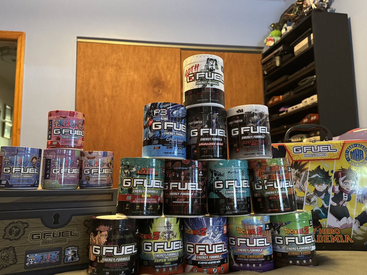 It’s Ani-May on the <a href="/GFuelEnergy/">G FUEL®</a> website! So time to stock up on your favorite Anime tubs! With Jujutsu Kaisen restocks and more! And keep yours eyes open for more 👀 

Use Code REAPER to save right now! #gfuel