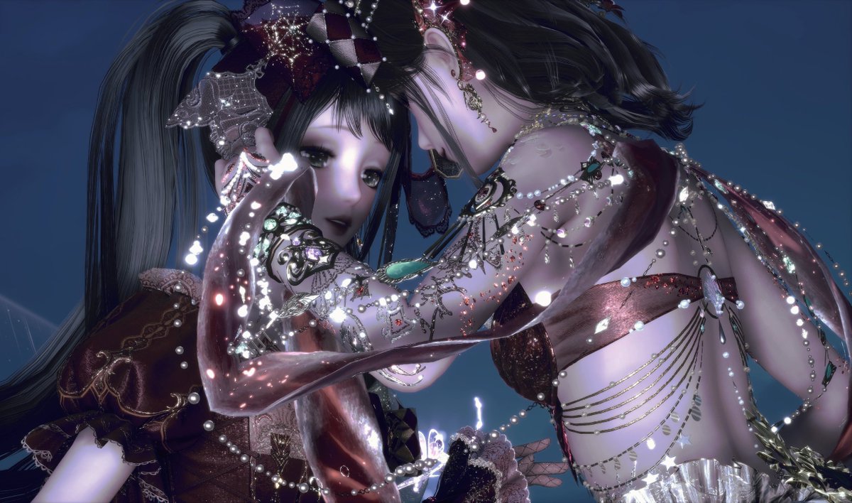 applsagi's tweet photo. First time doing yuri photoshoot in coop 
( *¯ ³¯*)♡˚.🎀༘⋆ 
with @felispirits 💗
[#infinitynikkitwt #InfinityNikki] https://t.co/TKd90oKVv8
