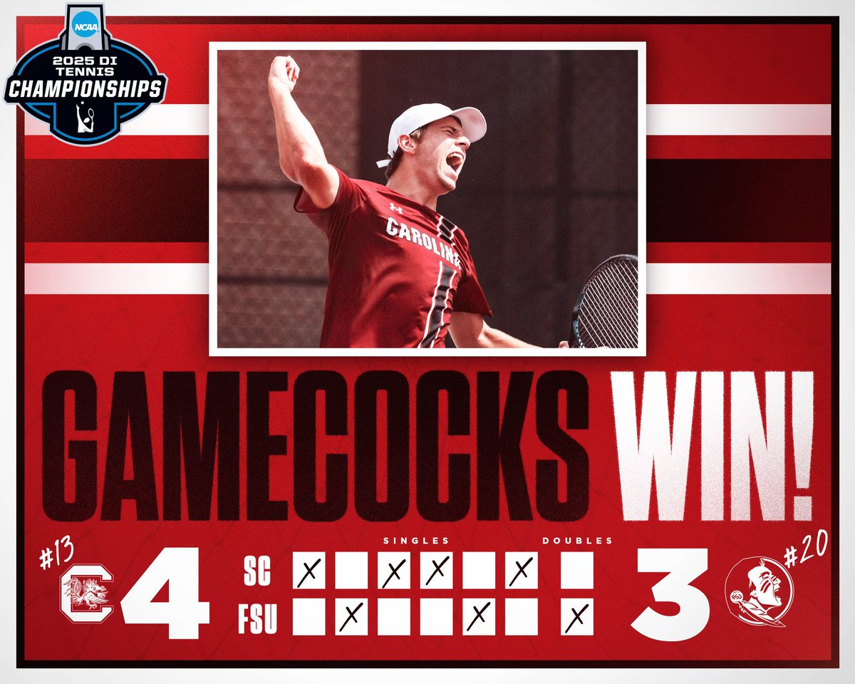GamecockMTennis's tweet photo. SUPER REGIONALS BOUND🔥 https://t.co/KsBcsTVMGC