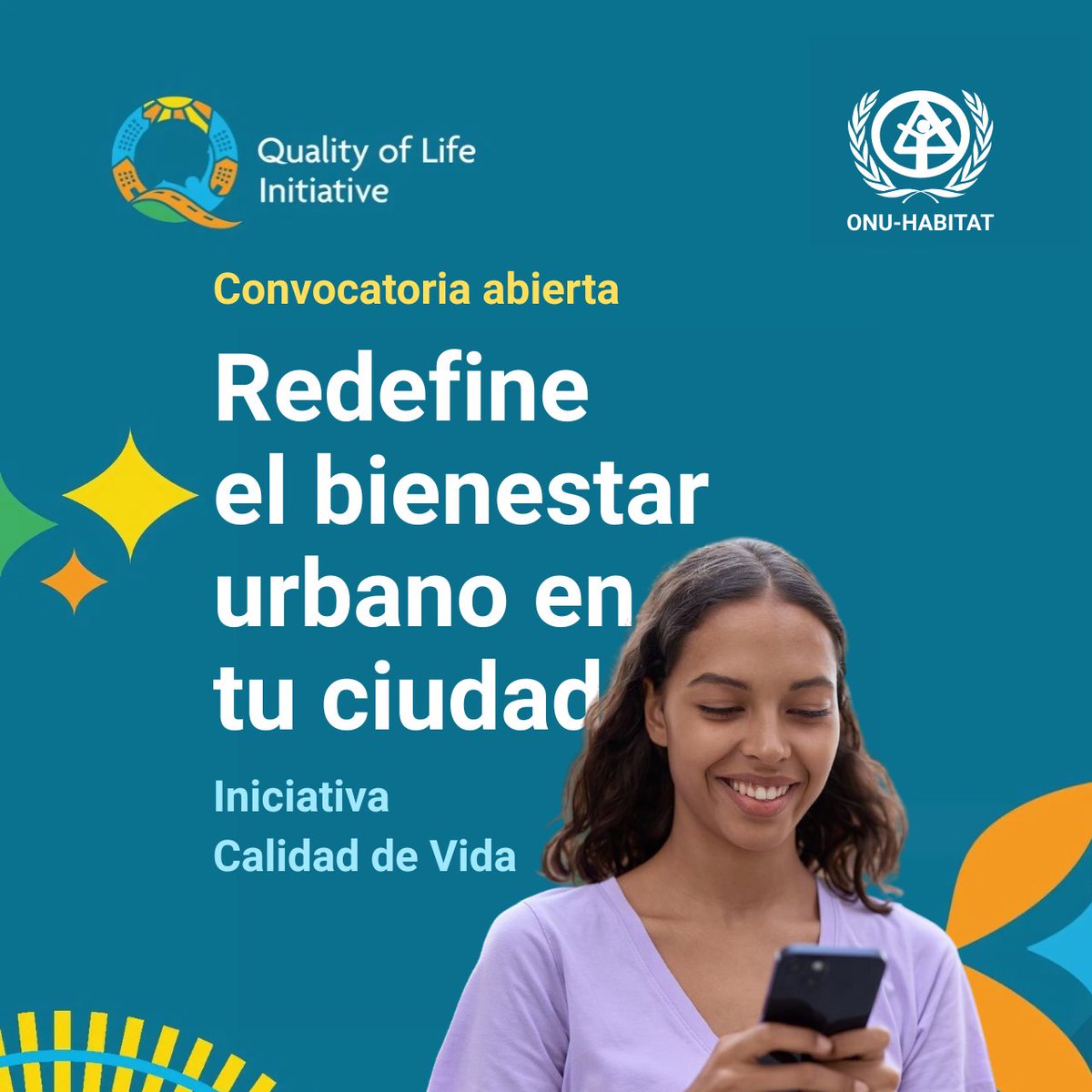 La Iniciativa de Calidad de Vida (<a href="/TheQoLI/">Quality of Life Initiative</a>) de ONU-Habitat abre sus puertas a nuevas ciudades 🏙️

A través de la iniciativa podrán fomentar el bienestar urbano a través de diversos beneficios e instrumentos.

📝 Más información: onu-habitat.org/index.php/onu-…