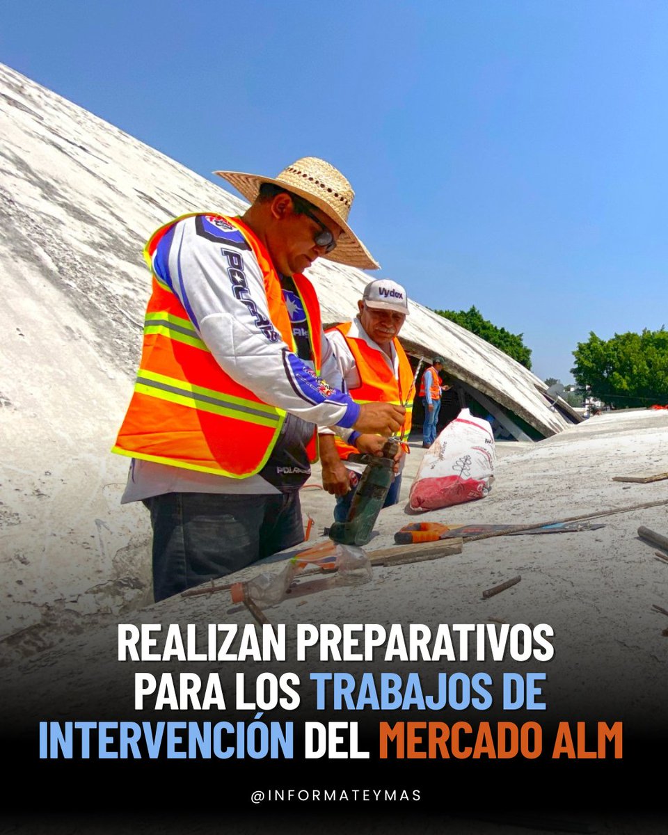 InformateyMas's tweet image. #Morelos 
🧹🦺Se llevan a cabo para preparar el espacio e iniciar con las correcciones necesarias que permitan llevar a cabo las remodelaciones. 
Entérate: wp.me/p5mgZ1-WoN👈🏻

#Trabajos #MercadoALM #Infórmateymás