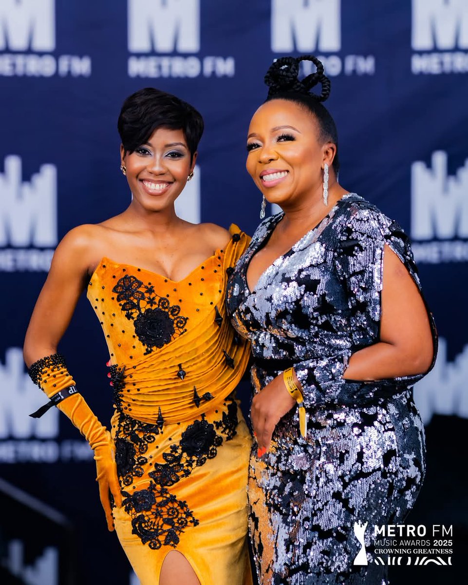 Celebrities,influencers  and socialites Serving looks and designer statements at the #MetroFMMusicAwards2025! Who wore what and by whom? 
#CrowningGreatness #MMA #RedCarpetFashion #SouthAfricanStyle #CelebrityLooks #WhoWoreWhat