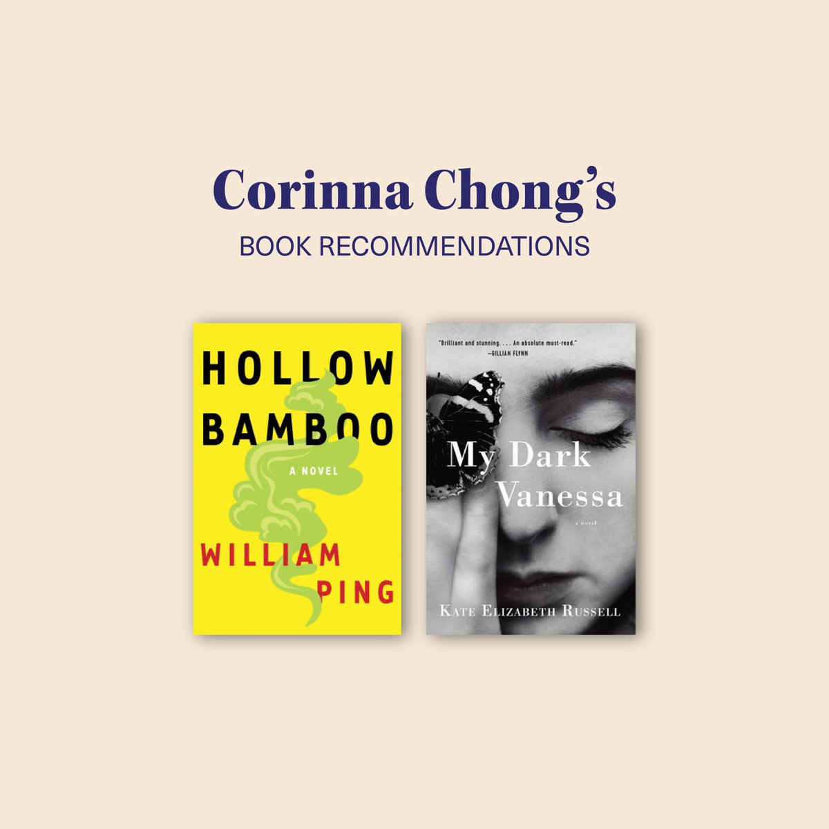 The Giller Prize (@gillerprize) on Twitter photo .<a href="/corinnaschong/">Corinna Chong</a>'s book recommendations have us running to the bookstore! 🙋 Raise your hand if you've read Hollow Bamboo by <a href="/RealWilliamPing/">William Ping</a> or My Dark Vanessa by Kate Elizabeth Russell. #CravingCanLit #TBR #TBRlist #bookrecommendations #bookrecs .<a href="/corinnaschong/">Corinna Chong</a>'s book recommendations have us running to the bookstore! 🙋 Raise your hand if you've read Hollow Bamboo by <a href="/RealWilliamPing/">William Ping</a> or My Dark Vanessa by Kate Elizabeth Russell. #CravingCanLit #TBR #TBRlist #bookrecommendations #bookrecs
