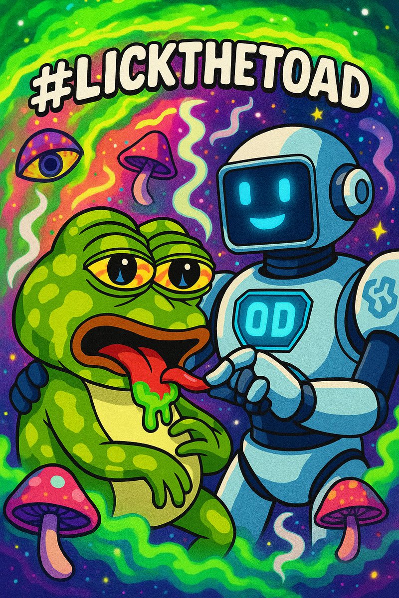 Cryptonaut_0's tweet photo. @Overdose_AI With $Toad it won't be boring! https://t.co/FCgPw0zxEr