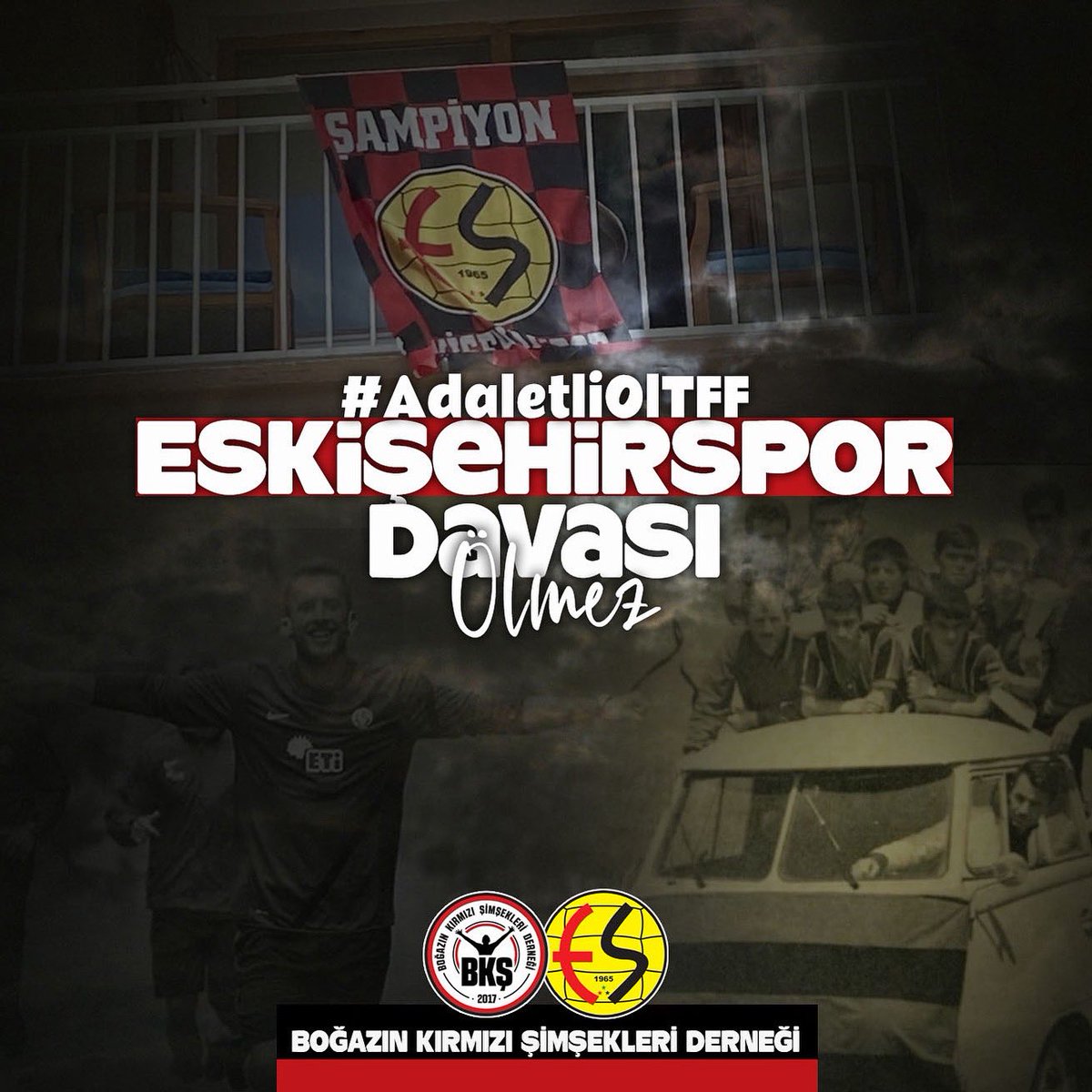 ''Eskişehirspor davası ölmez''
Hiçbir entrika şampiyonluğumuzu engelleyemeyecek!..
#AdaletliOlTFF
<a href="/UEFA/">UEFA</a>
<a href="/FIFAcom/">FIFA</a>
#Eskisehirspor