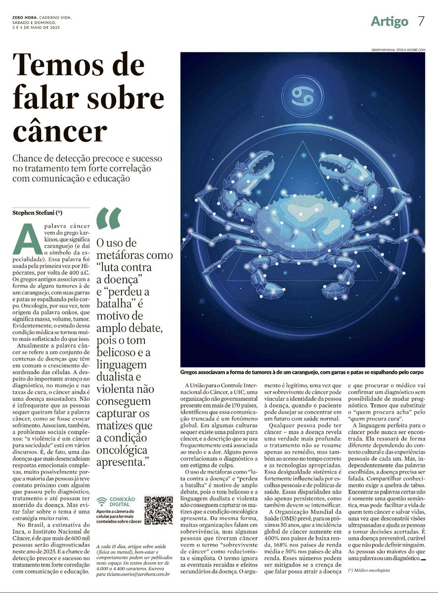 StephenStefani's tweet photo. Meu artigo no Caderno Vida da @gzhdigital https://t.co/xYwufT4LD6