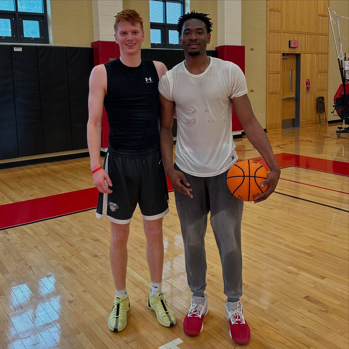 St. Paul's School Basketball (@spsmbb) on Twitter photo 2 of the best to ever put on a SPS Basketball uni got together for a Reunion Weekend workout. Landon Clark graduates soon then heads to Princeton. Jordan Geronimo just finished his college career at Maryland & will play pro in the DR. <a href="/spsathletic/">St. Paul's School Athletics (NH)</a> <a href="/spsadmissions/">St. Paul's School Admissions</a> @stpaulsschoolnh 2 of the best to ever put on a SPS Basketball uni got together for a Reunion Weekend workout. Landon Clark graduates soon then heads to Princeton. Jordan Geronimo just finished his college career at Maryland & will play pro in the DR. <a href="/spsathletic/">St. Paul's School Athletics (NH)</a> <a href="/spsadmissions/">St. Paul's School Admissions</a> @stpaulsschoolnh