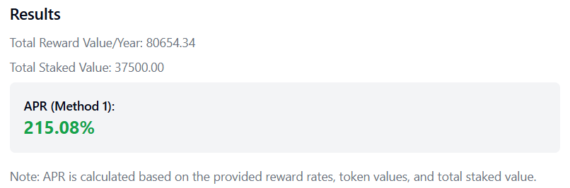 I got hai and built a $KITE staking calculator

based on when the HAI surplus DAO proposal is executed tomorrow along with current prices / reward rates

with 3% of KITE supply currently staked--the pool will be yielding 215% APR 

we are going so much hai'er <a href="/letsgethai/">HAI 🌥️</a> 🪁🙂🌸