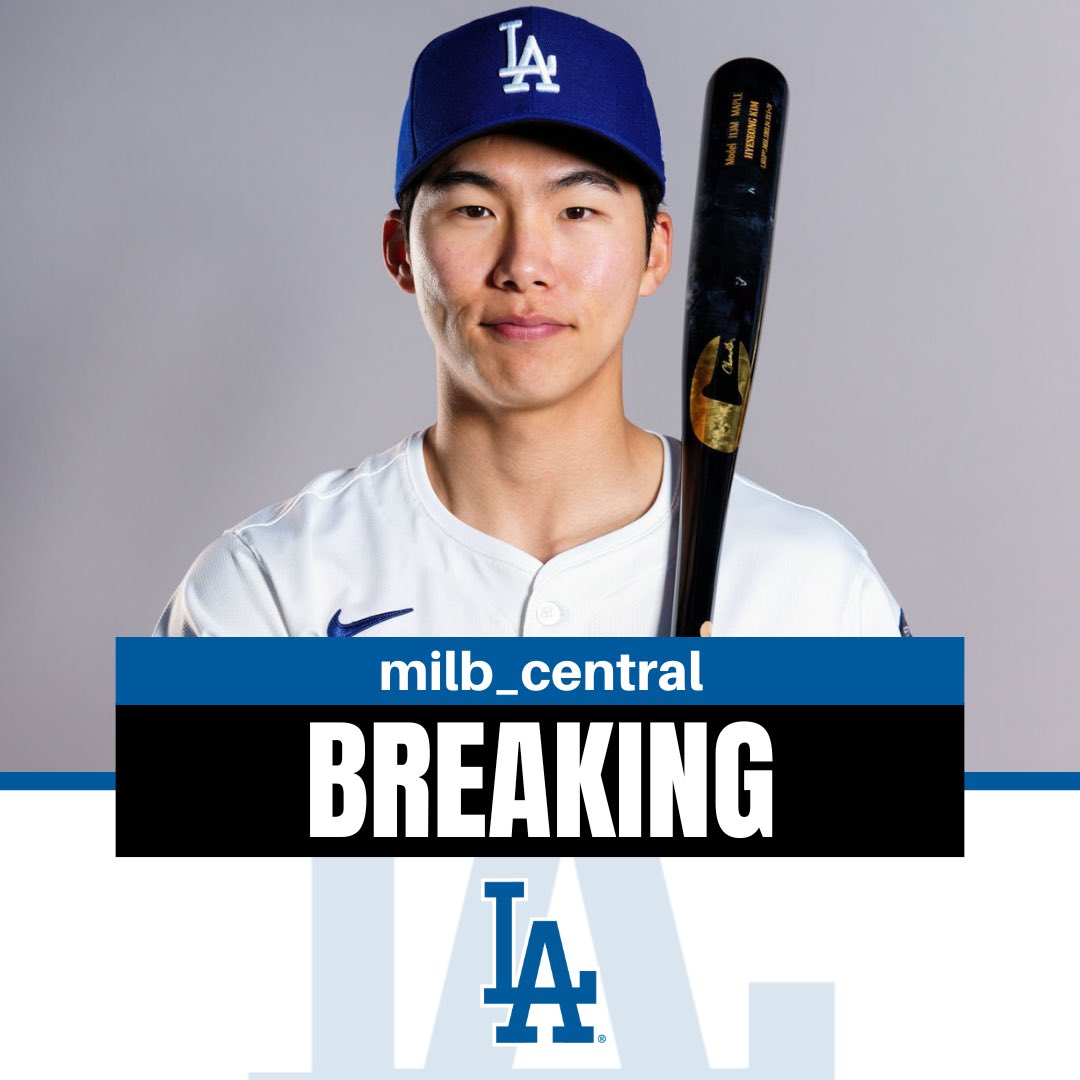 The Los Angeles Dodgers are calling up Hyeseong Kim to the majors.