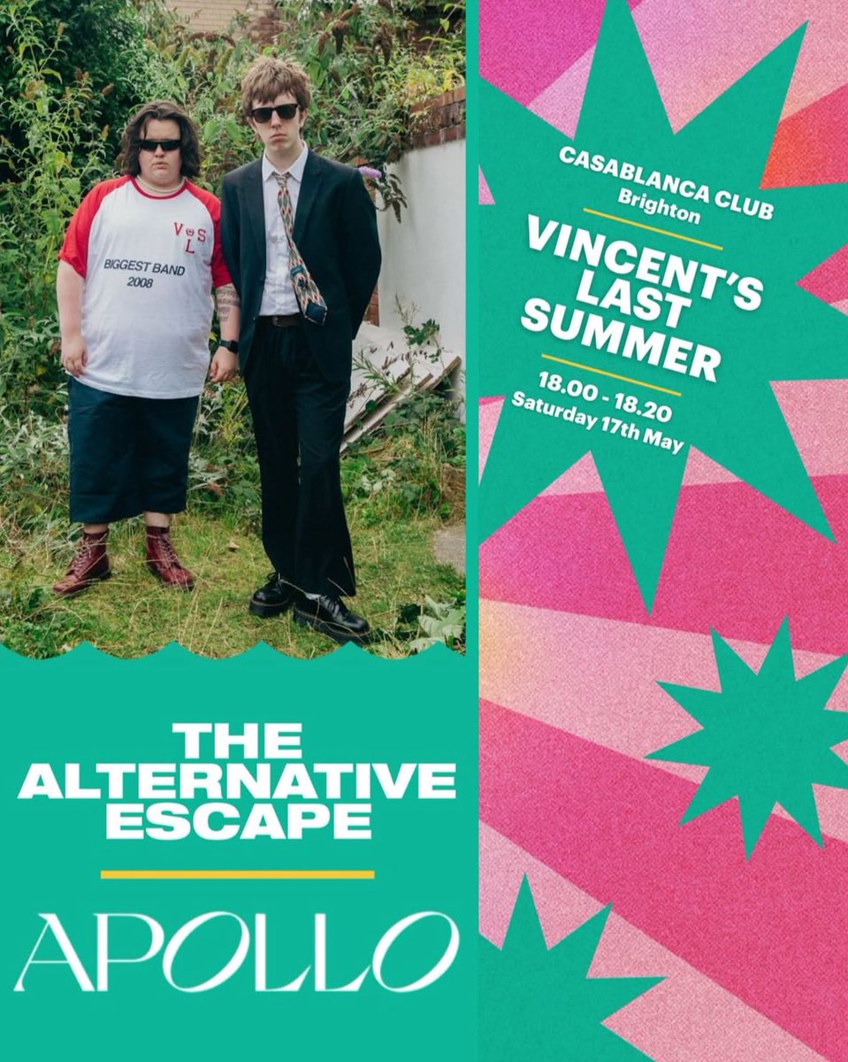 BRIGHTONNNNN see u at the alt escape 🙌