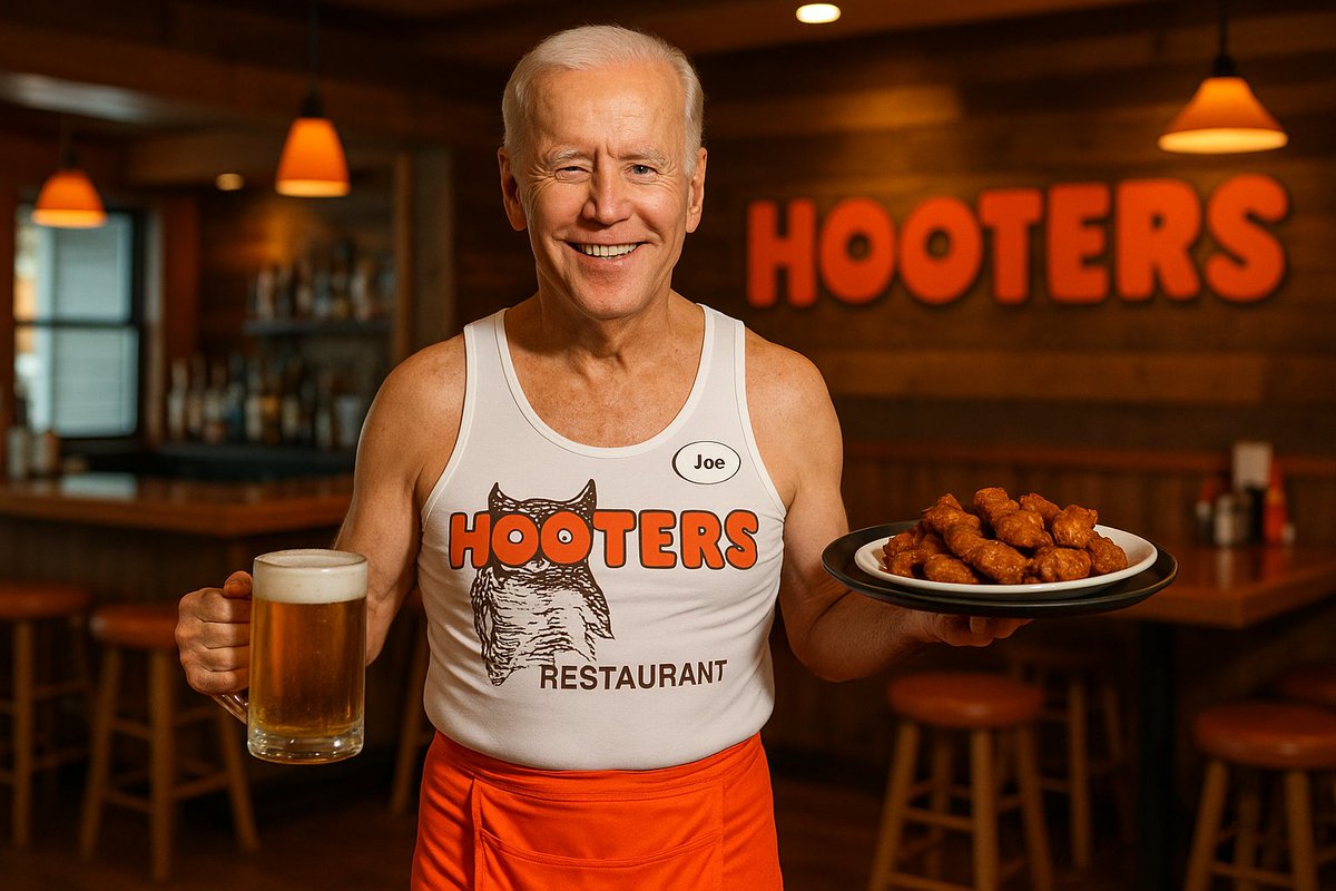 NefariousLabs's tweet photo. Q: Why are chicken wings so expensive?

Biden: Because I killed all the chickens and called it "Bird Flu." https://t.co/k37qCWvv8G