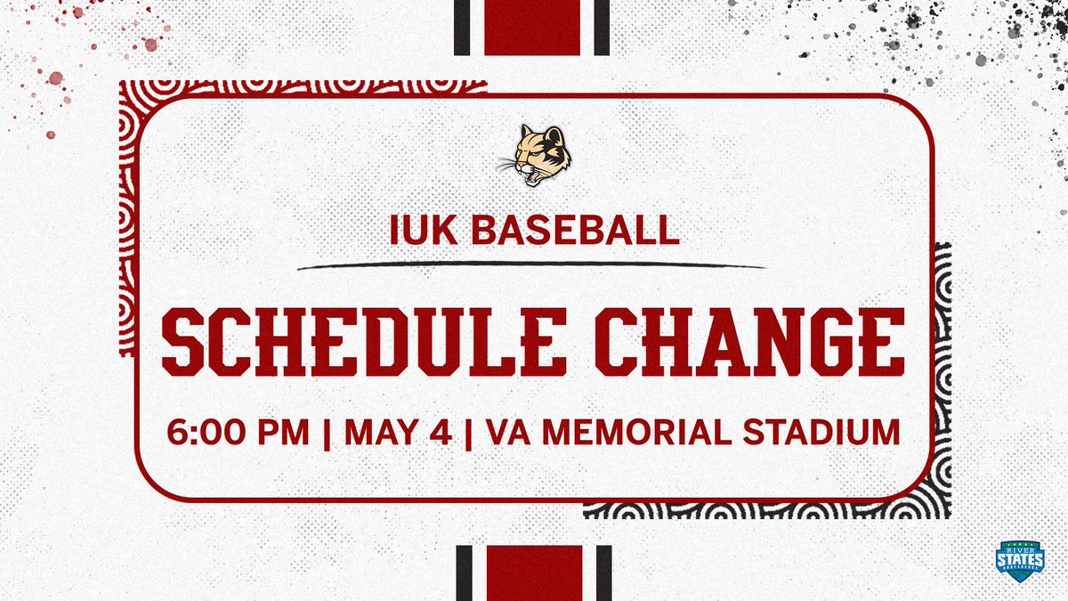 ATTENTION🚨

Due to non-stop rain and worsening conditions, today's remaining RSC Championship games have been moved to Sunday.

As a result, the Cougars will now take on the winner of IU Southeast-Midway tomorrow night at approximately 6:00 PM!

#RollCougs