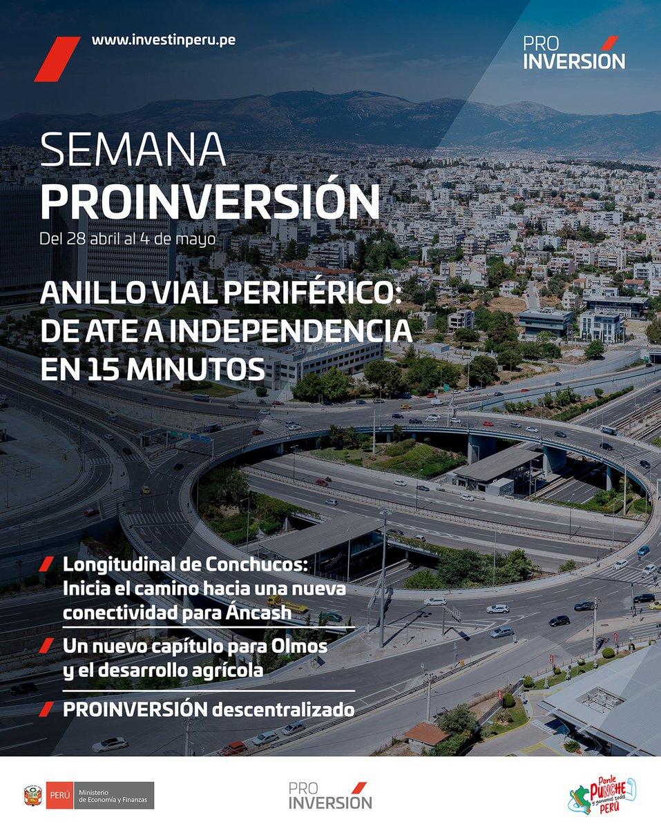 ProInversionPe's tweet image. 📰 ¡Nueva edición de #SemanaPROINVERSIÓN! Cada semana, compartimos los avances, proyectos e iniciativas que promueven la inversión público-privada, impulsan la economía y generan más oportunidades de desarrollo para el país. 🚀

📲 Comparte esta publicación y sé parte de la…